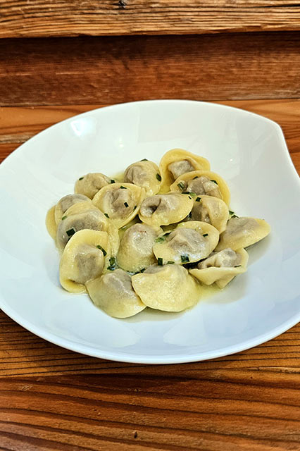 Il ristorante Malga Giau